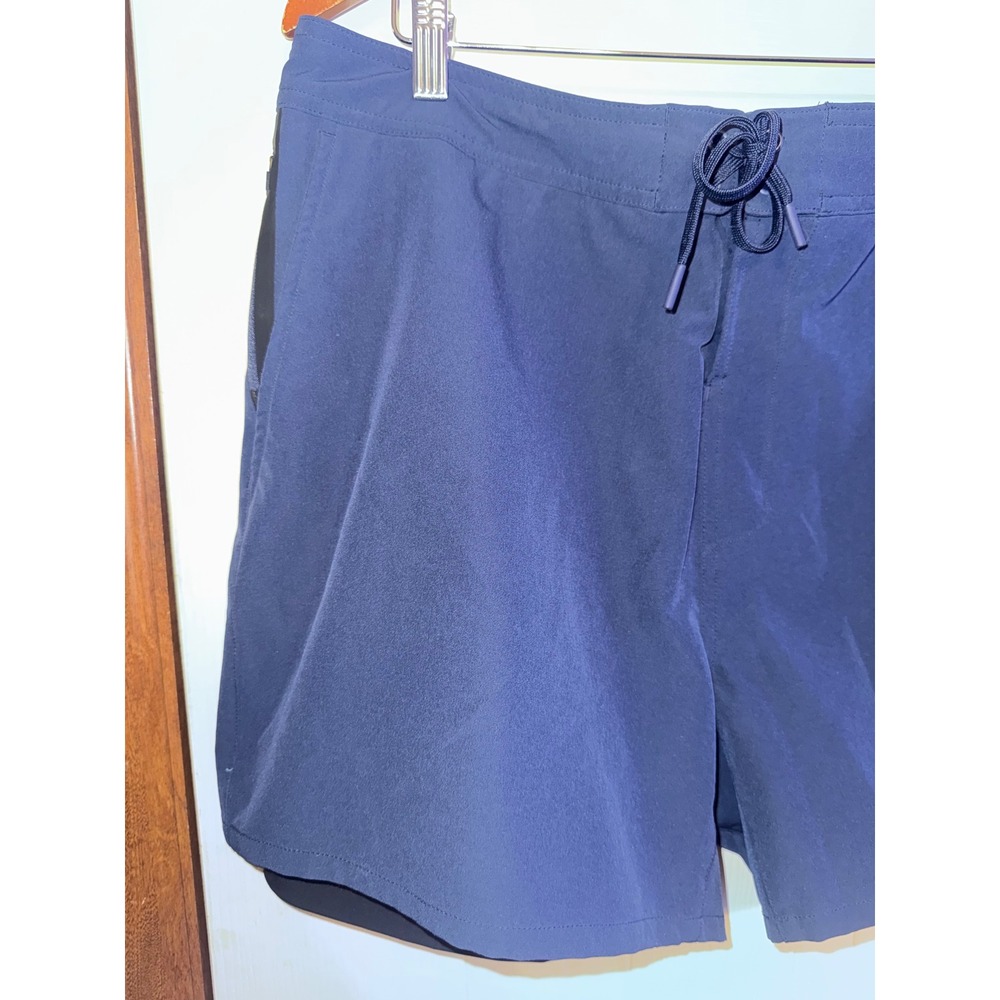 Ten Thousand Set Short Navy Blue Mens Size XL 2-in-1 Training Workout Shorts - Picture 3 of 13
